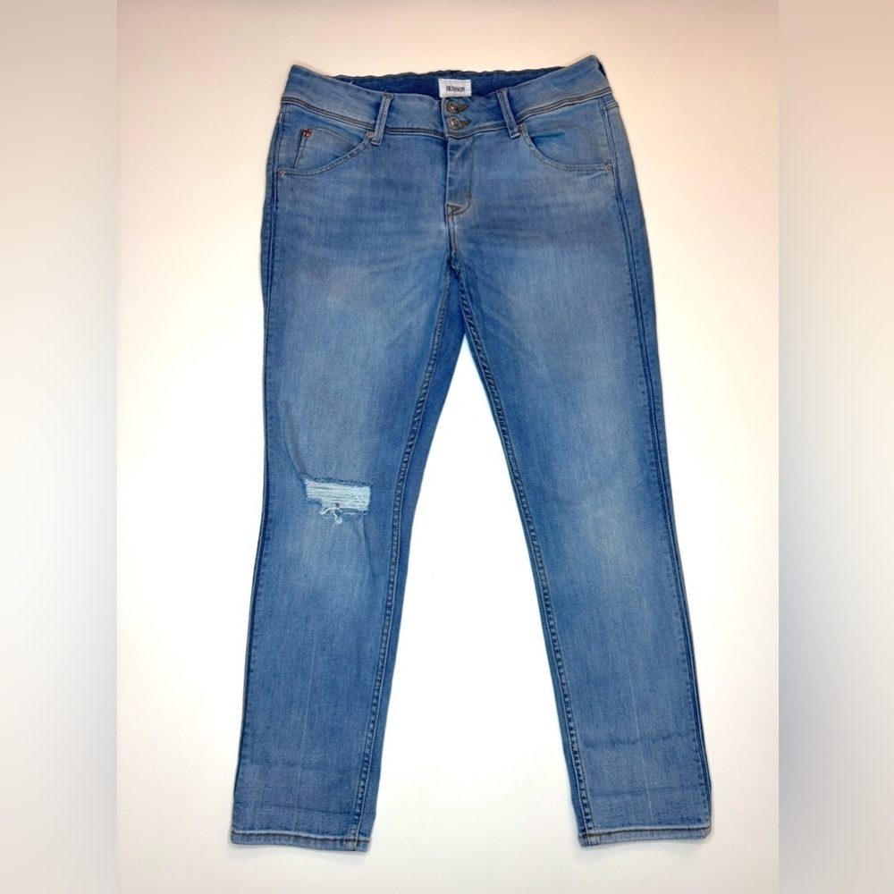 Hudson Women's Collin Skinny Ankle Blue Jeans Size- 29